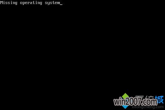 Missing Operating System
