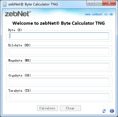 Byte Calculator(ֽڵλ) V5.0.1.2